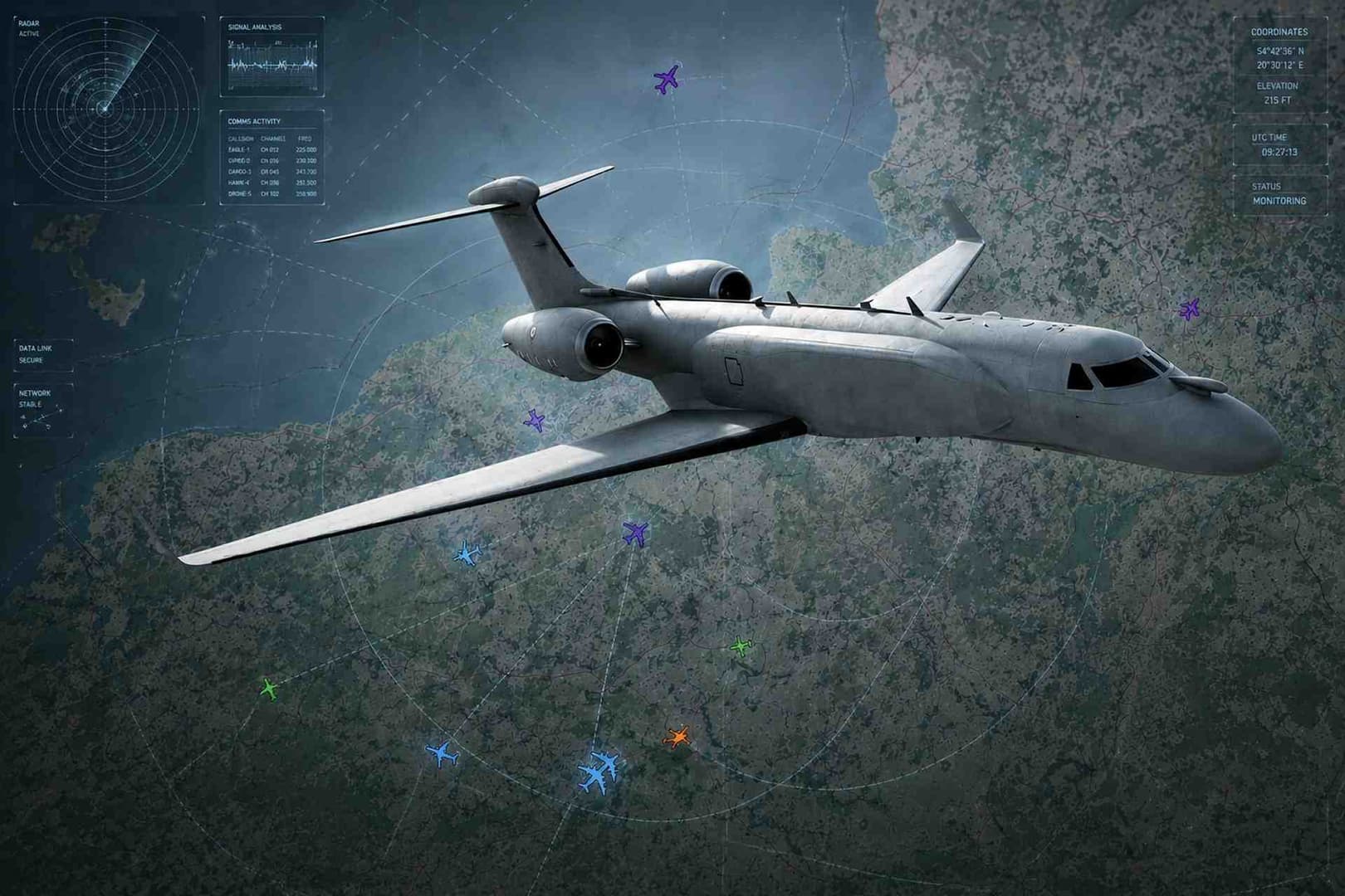 ABD EA-37B Elektronik Harp Uçağı Kaliningrad Yakınında