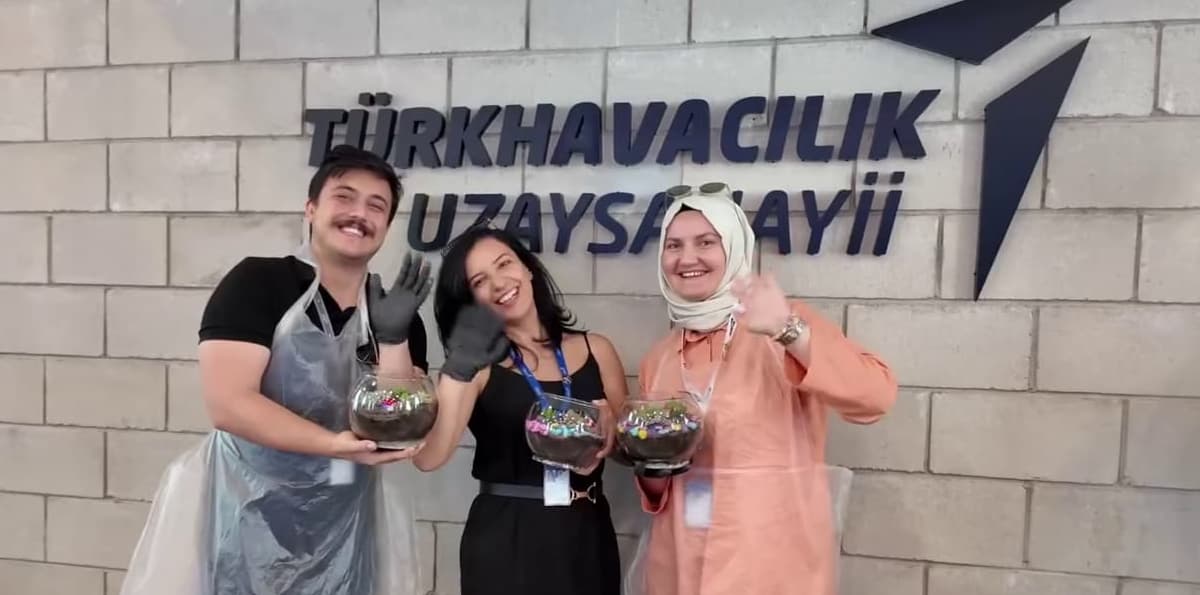 TUSAŞ'ta Stres Atan Teraryum Atölyesi
