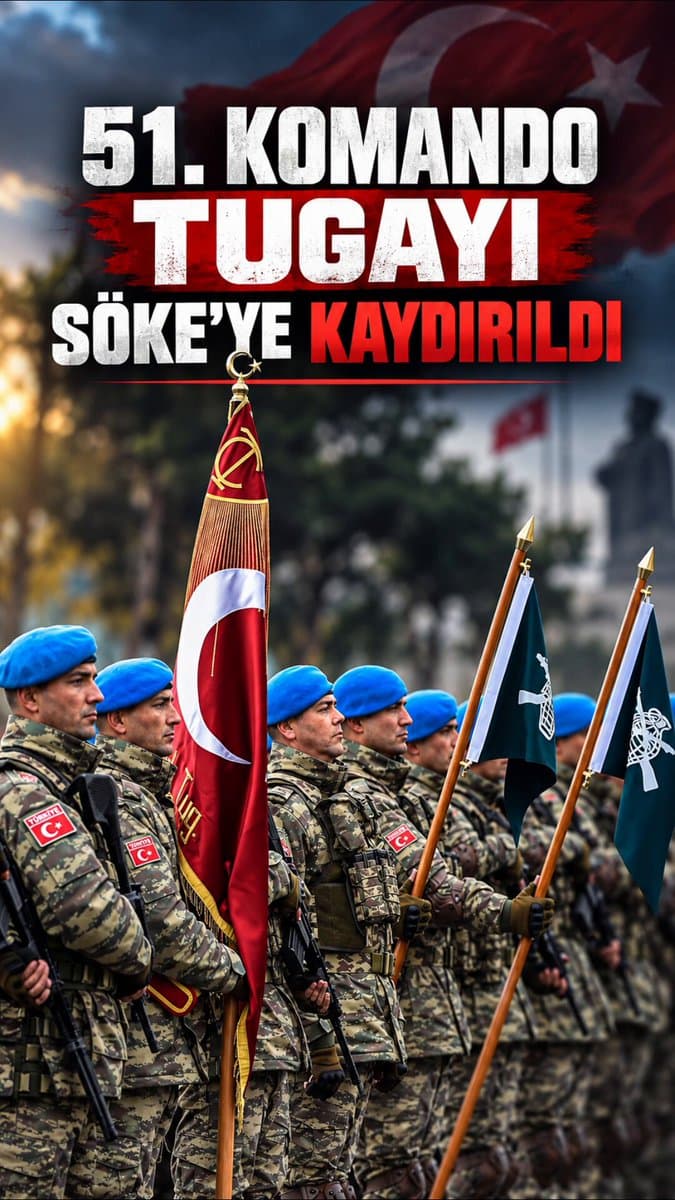 Türk Silahlı Kuvvetleri’nin seçkin birliklerinden 51. Komando Tugayı’nın Tunceli’den Aydın’ın Söke ilçesine kaydırıldığı bildirildi.