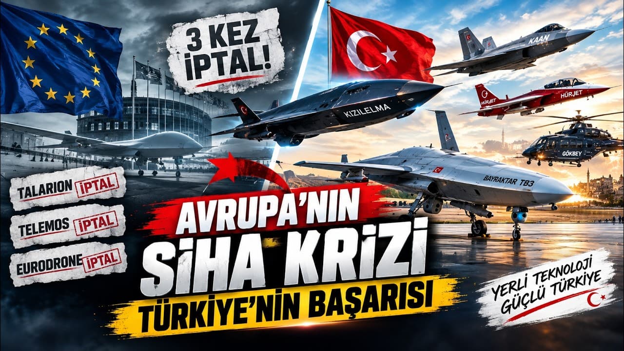Avrupa 3 Kez SİHA Projesini İptal Etti! Türkiye Nasıl Öne Geçti?