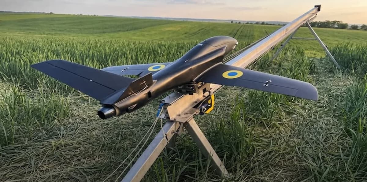 Ukrayna'nın İlk Jet Motorlu İnsansız Önleme Aracı