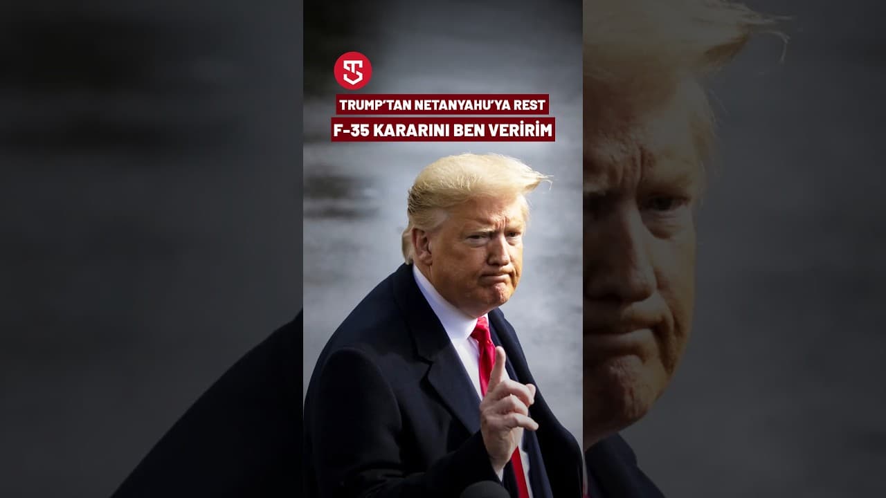 Trump’tan Netanyahu’ya Rest: F-35 Kararını Ben Veririm
