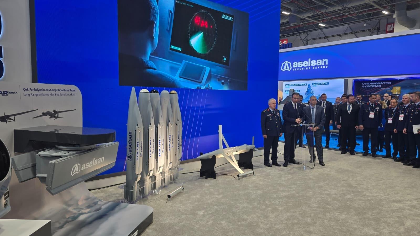 ASELSAN, FULMAR 500A ve yeni nesil TOLUN mühimmatlarını sergiledi