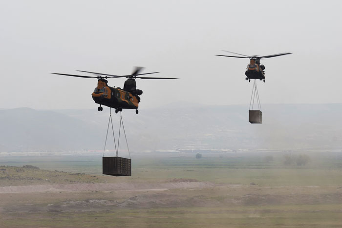Ankara’da CH-47 Chinook Kazası