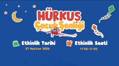 HÜRKUŞ Çocuk Şenliğinde Çocuklara Üzerinde TUSAŞ Tasarımı