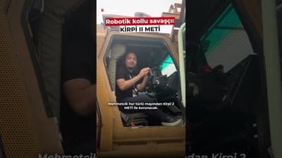 Robotik kollu savaşçı: KİRPİ II METİ