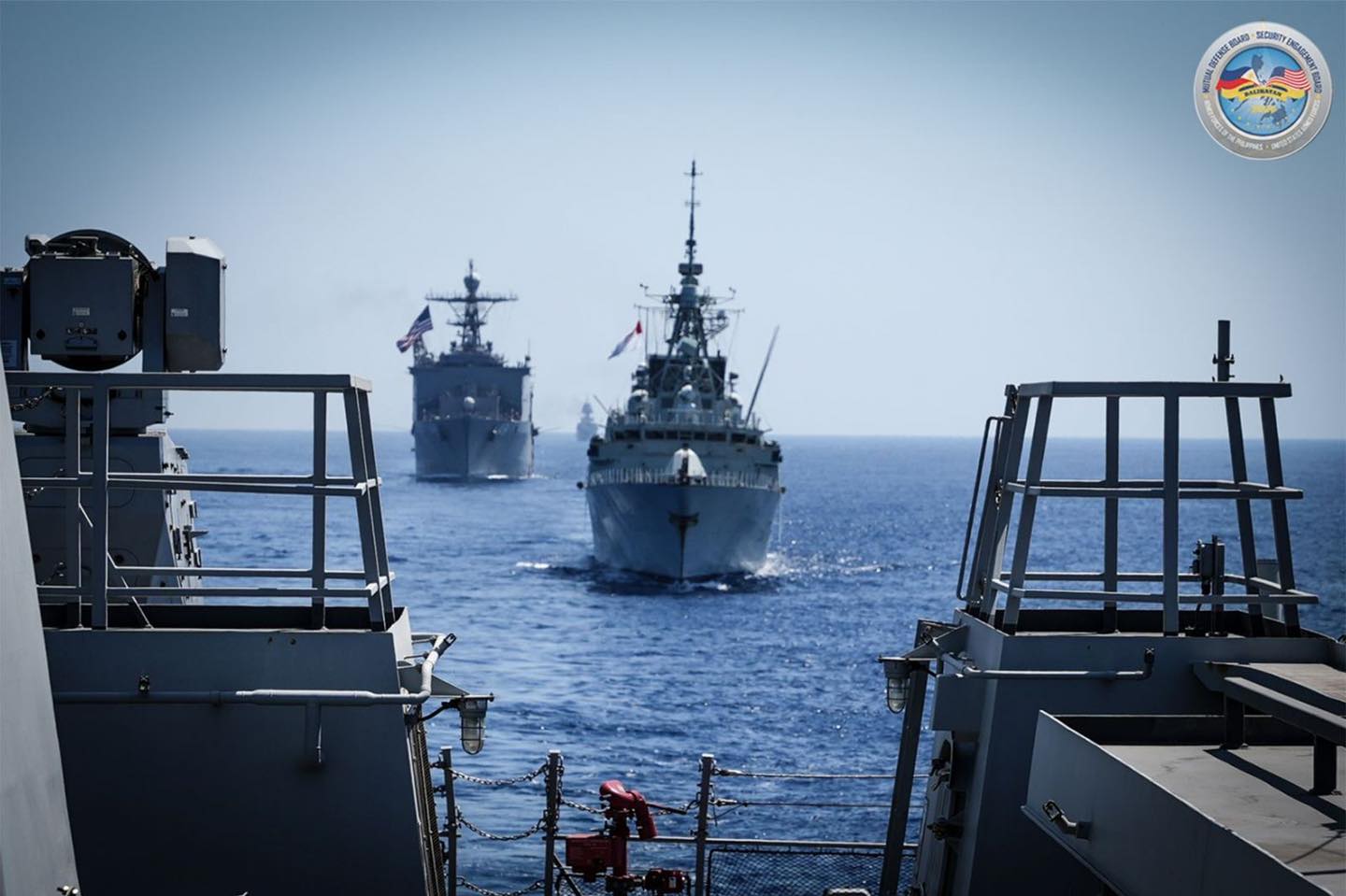 Filipinler’in yeni savaş gemisi GÖKDENİZ ile tatbikatta