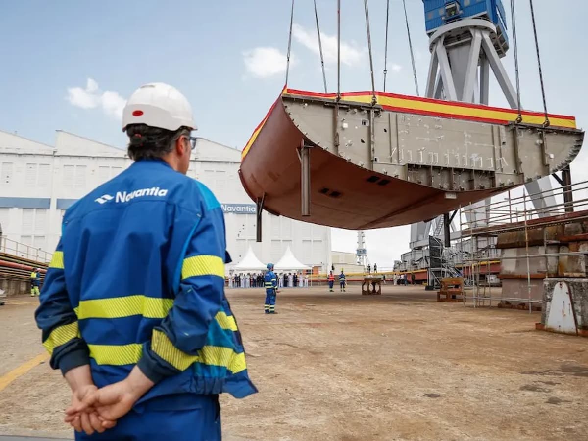İspanya'nın F113 Fırkateyni Üretiminde Hızlı İlerleme