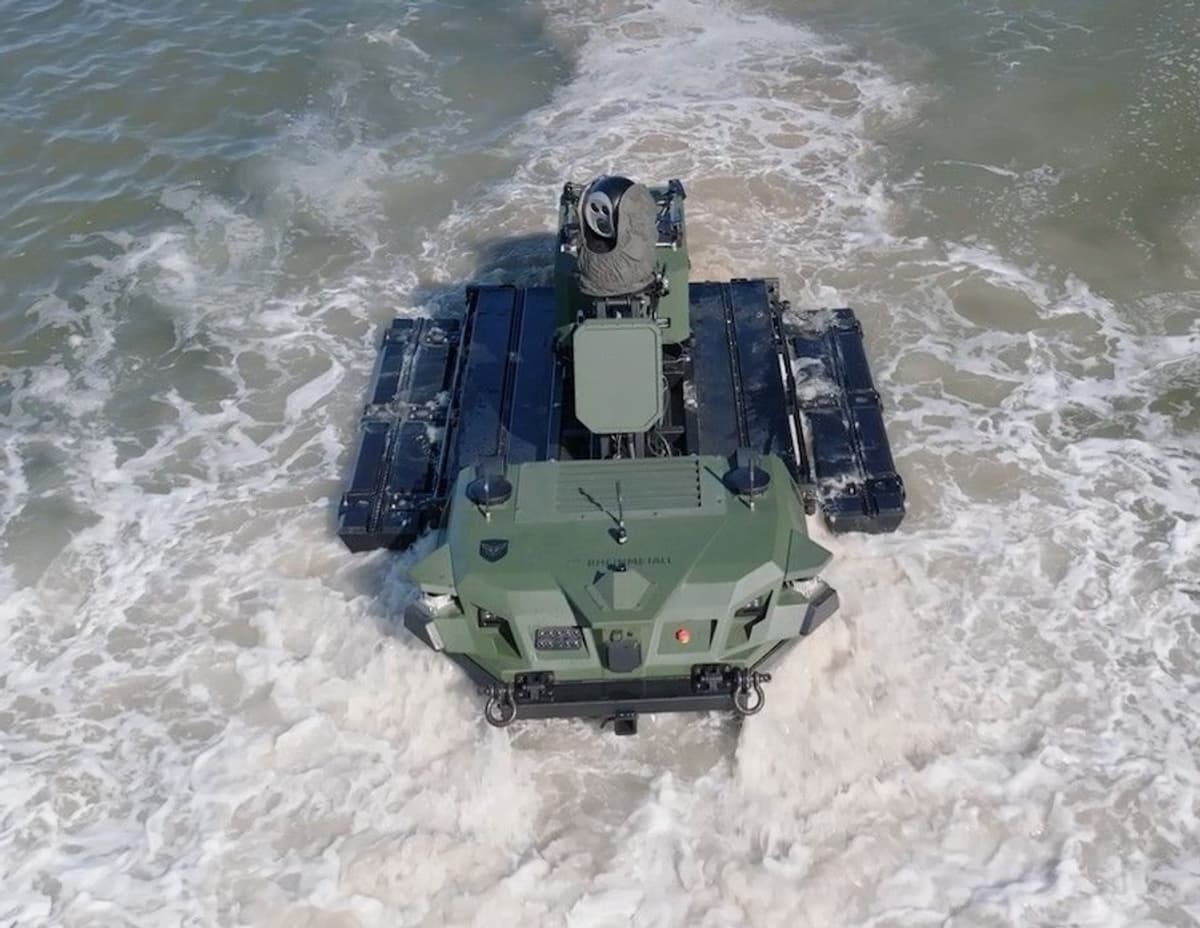 Amerikan Rheinmetall, Deniz Piyadeleri ile İşbirliği Sonucunda Geliştirilen Otonom Araçını Tanıttı