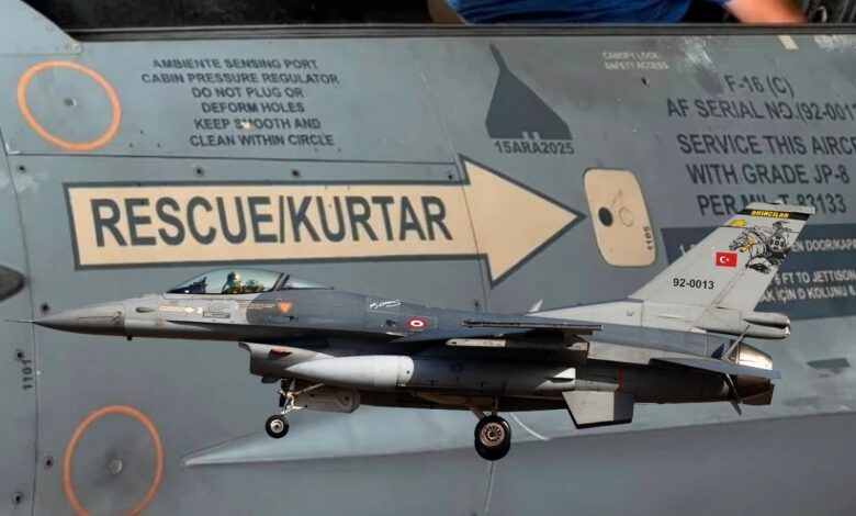 Türk F-16’sında “kill mark”