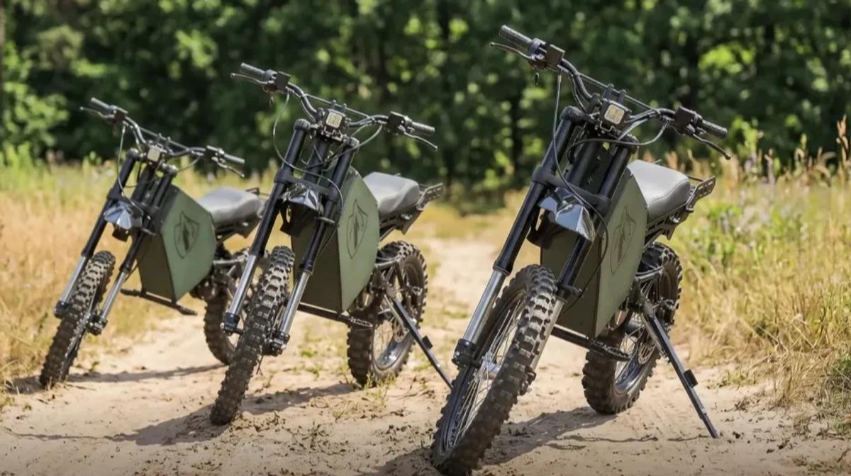 Ukrayna ordusu yeni elektrikli motosikleti resmen envantere aldı
