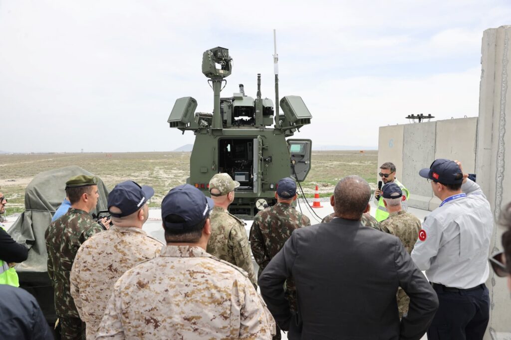 Dron Avcısı ASELSAN KORKUT 25 Uluslararası Delegasyonlara Atışlı Testler ile Tanıtıldı