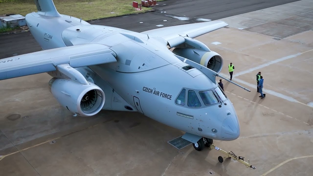 Çekya’nın ilk C-390’ı gökyüzü ile buluştu