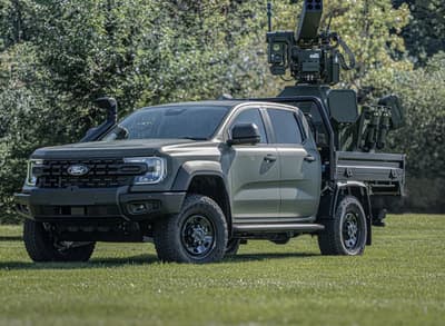 General Dynamics, Ford Ranger pickupına M-SHORAD Increment 4 hava savunma sistemini monte etti