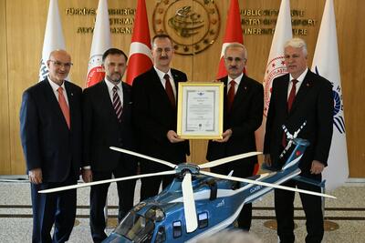 GÖKBEY Helikopteri Uçuşa Elverişlilik Sertifikası Aldı