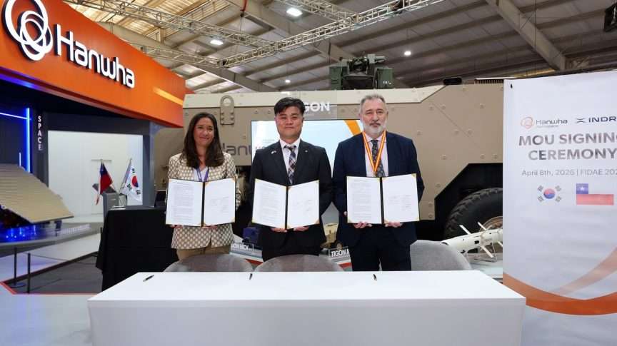 Hanwha Aerospace ve Indra, Şili’nin zırhlı araç projesi için güçlerini birleştirdi