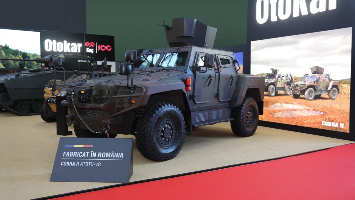 OTOKAR, BSDA 2026’da Romanya’da Yerli Olarak Üretilen İlk COBRA II’yi ve Romanya için Geliştirilen 6×6 İnsansız Kara Aracını Sergiliyor
