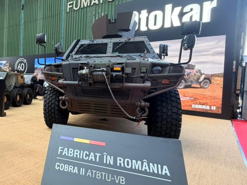 OTOKAR, BSDA 2026’da Romanya’da Yerli Olarak Üretilen İlk COBRA II’yi ve Romanya için Geliştirilen 6×6 İnsansız Kara Aracını Sergiliyor