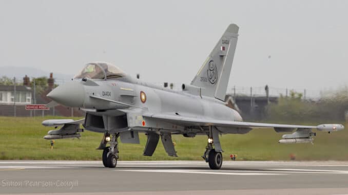 Katar’dan alınacak Eurofighter uçakları şubat ayı sonunda gelmeye başlayacak