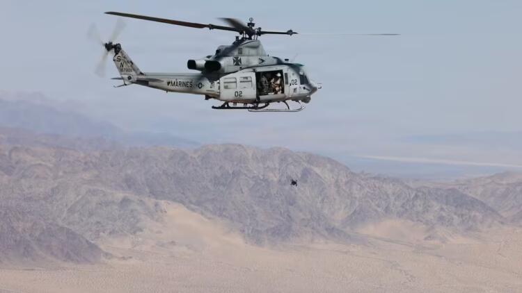 ABD Deniz Piyadeleri’nden yeni konsept: Helikopterden İHA kontrolü
