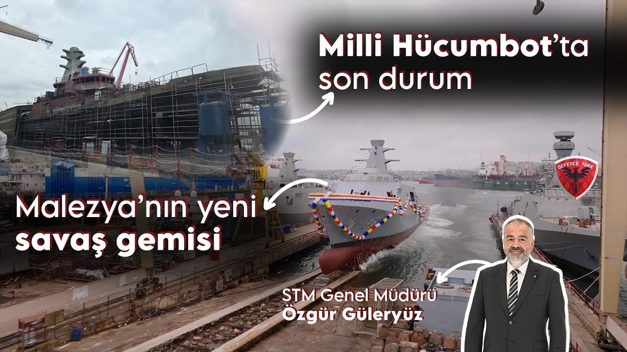 Malezya için 4 Ayda 3 Savaş Gemisi Denize İndi! Milli