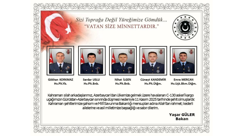 C-130 Kazasının Nedeni, Kaza Kırım Ekibinin İncelemesi Sonrası Açıklanacak
