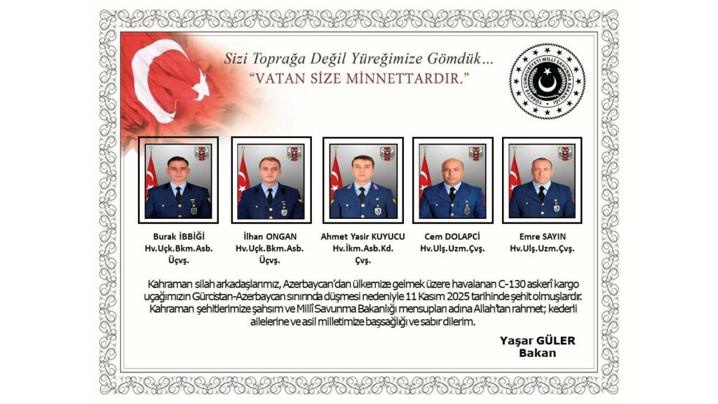 C-130 Kazasının Nedeni, Kaza Kırım Ekibinin İncelemesi Sonrası Açıklanacak