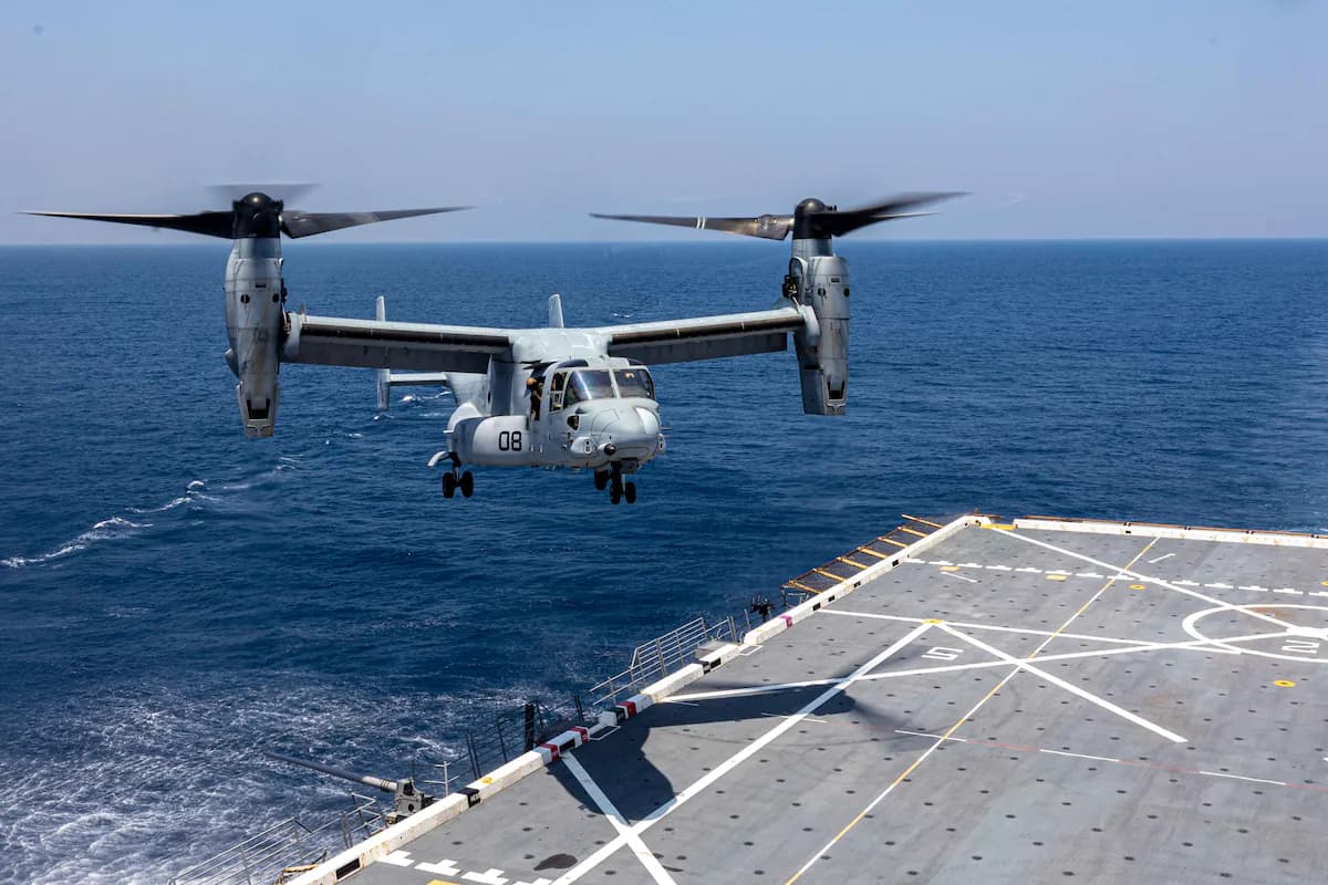 Deniz Piyadeleri'ne Son MV-22B Osprey Teslim Edildi