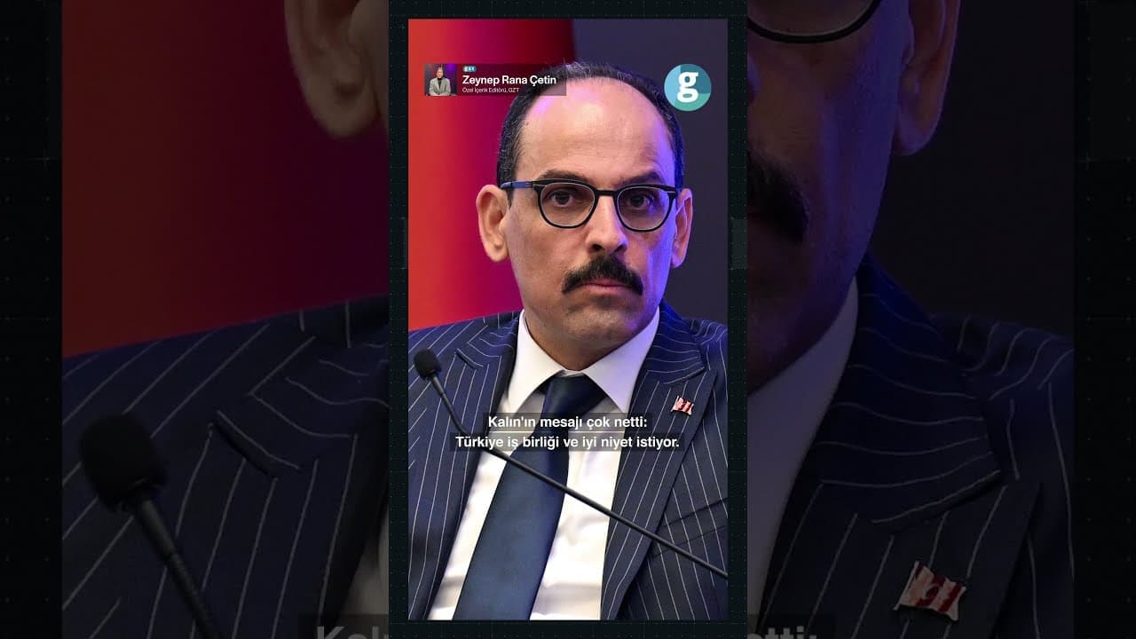 MİT Başkanı İbrahim Kalın'dan Yunanistan'a 'İsrail' mesajı