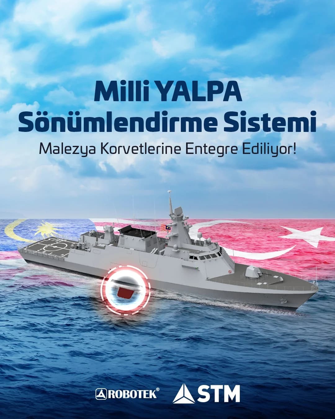 Milli Yalpa Sönümlendirme Sistemi, Malezya Korvetleri’nde Kullanılacak