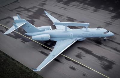 Saab, İsveç Hava Kuvvetleri için ilk GlobalEye erken uyarı ve kontrol uçağını gösterdi