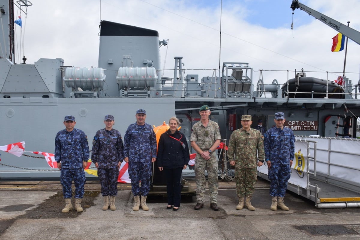 Birleşik Krallık’tan emekli olan gemi Romanya Donanması’nda