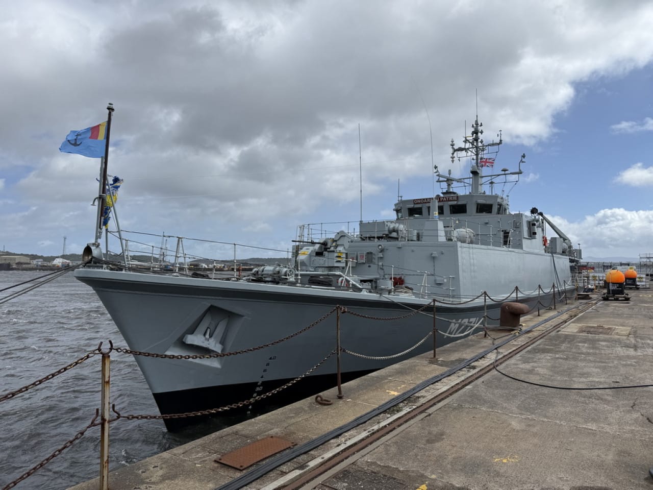 Birleşik Krallık’tan emekli olan gemi Romanya Donanması’nda