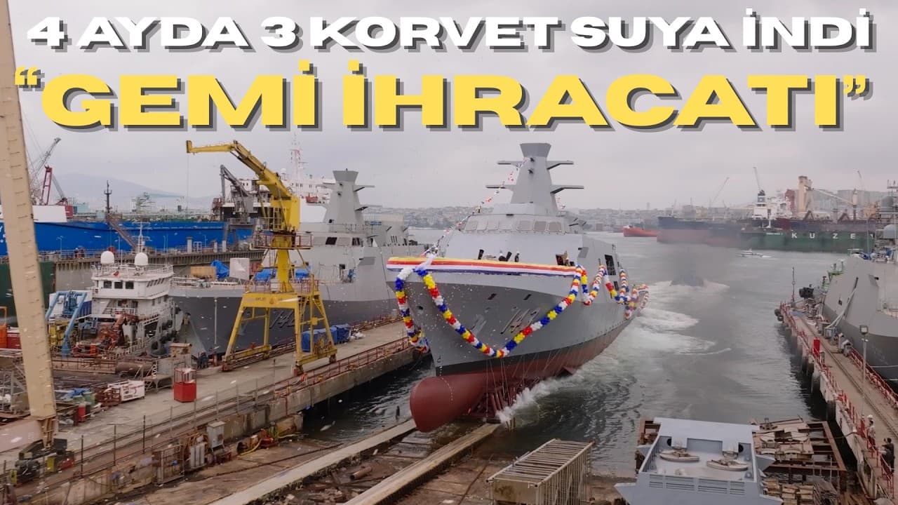 STM, 4 ayda Malezya'nın 3'üncü korvetini denize
