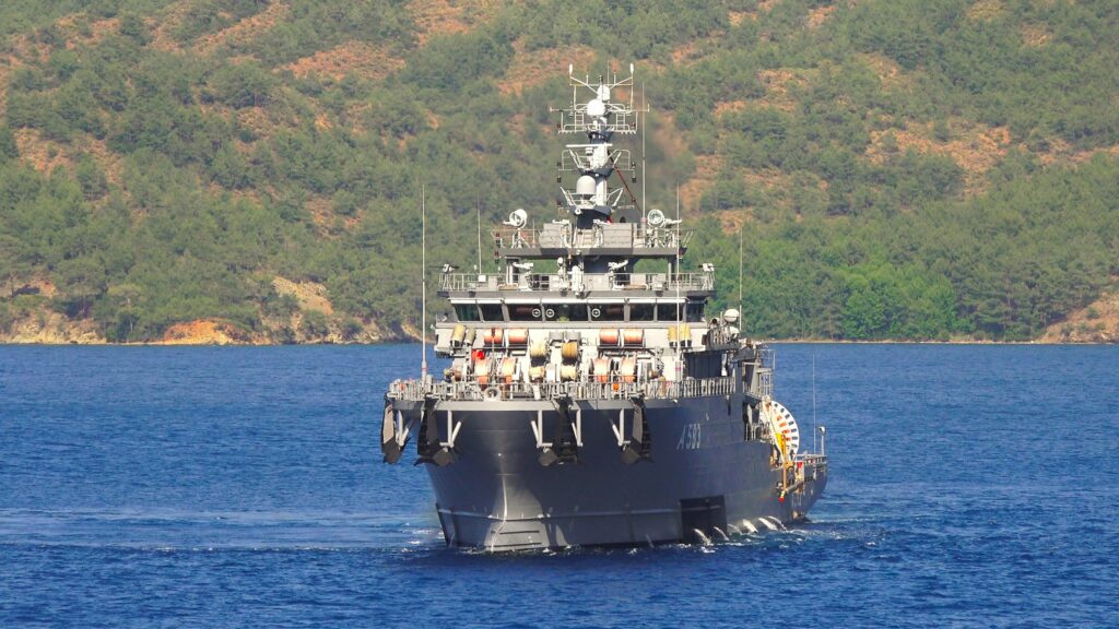 Marmara Denizi’nin 68 Metre Derinliğinde Tespit Edilen Cansız Bedeni Çıkarmak Üzere TCG Işın Görevlendirildi