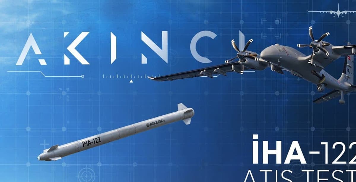 AKINCI | İHA-122 Mühimmatı Atış Testi