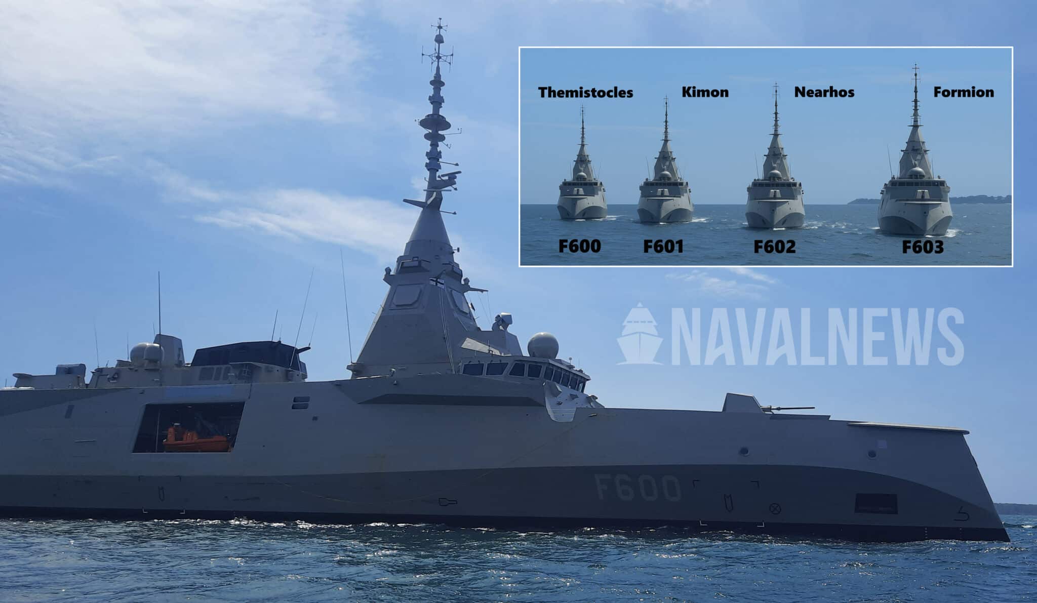 Yunanistan’ın yeni fırkateyni için geri sayım başladı