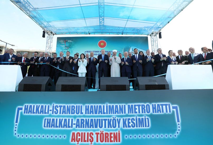 Gayrettepe-İstanbul Havalimanı-Halkalı Metro Hattı’nın Son Etabı, Cumhurbaşkanı Recep Tayyip Erdoğan’ın Katıldığı Törenle Hizmete Açıldı