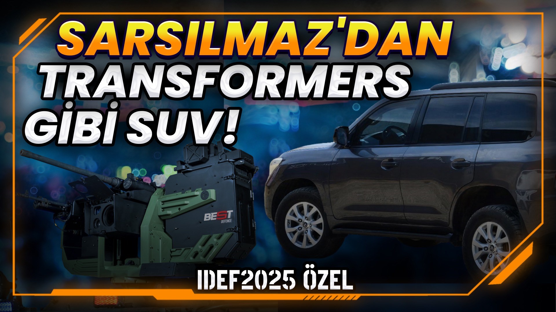 Sarsılmaz robotik savunma teknolojisi: Araçlarda görünmez kule silah sistemi!