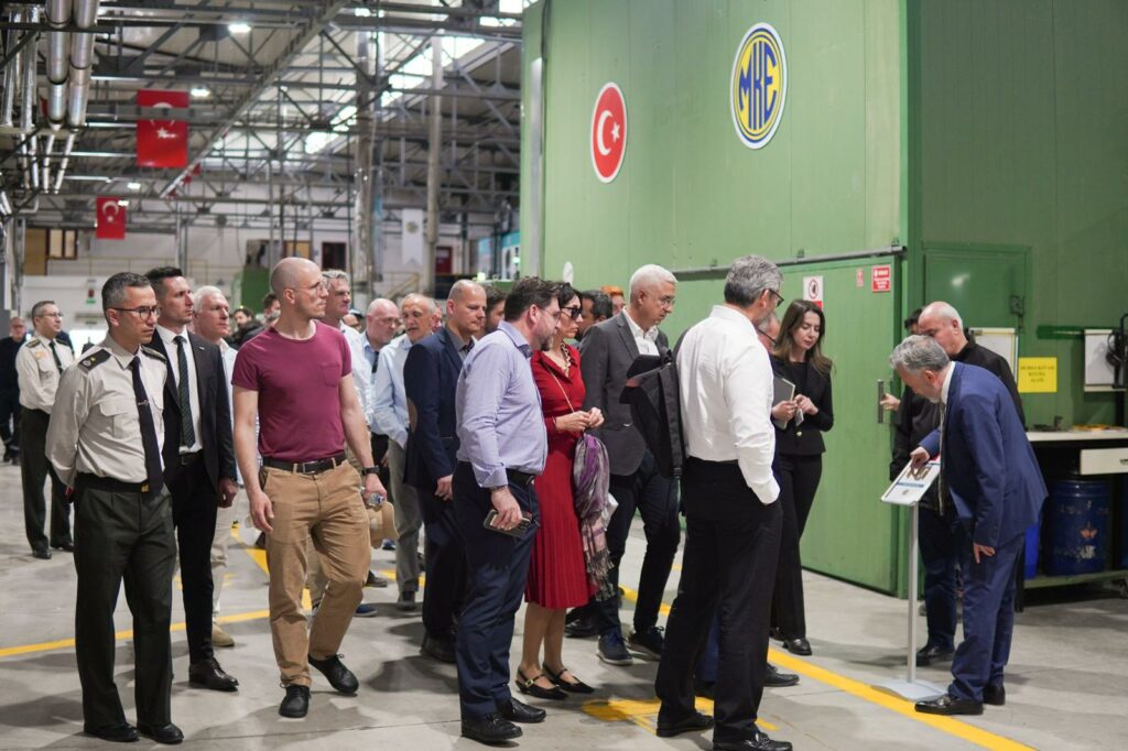 NATO Üyesi 19 Ülkenin Temsilcilerinden Oluşan Heyet Makine ve Kimya Endüstrisini Ziyaret Etti