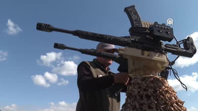Turaç Savunma tarafından geliştirilen 'Drone Kalkanı', BORAN-8 Keskin Nişancı Yarışması sırasında hünerlerini sergiledi.