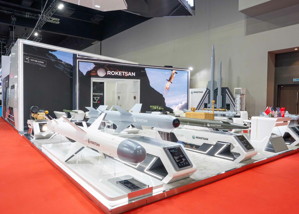 ROKETSAN, Güneydoğu Asya ülkelerinin savunmasına güç katma hedefiyle DSA’da yerini aldı