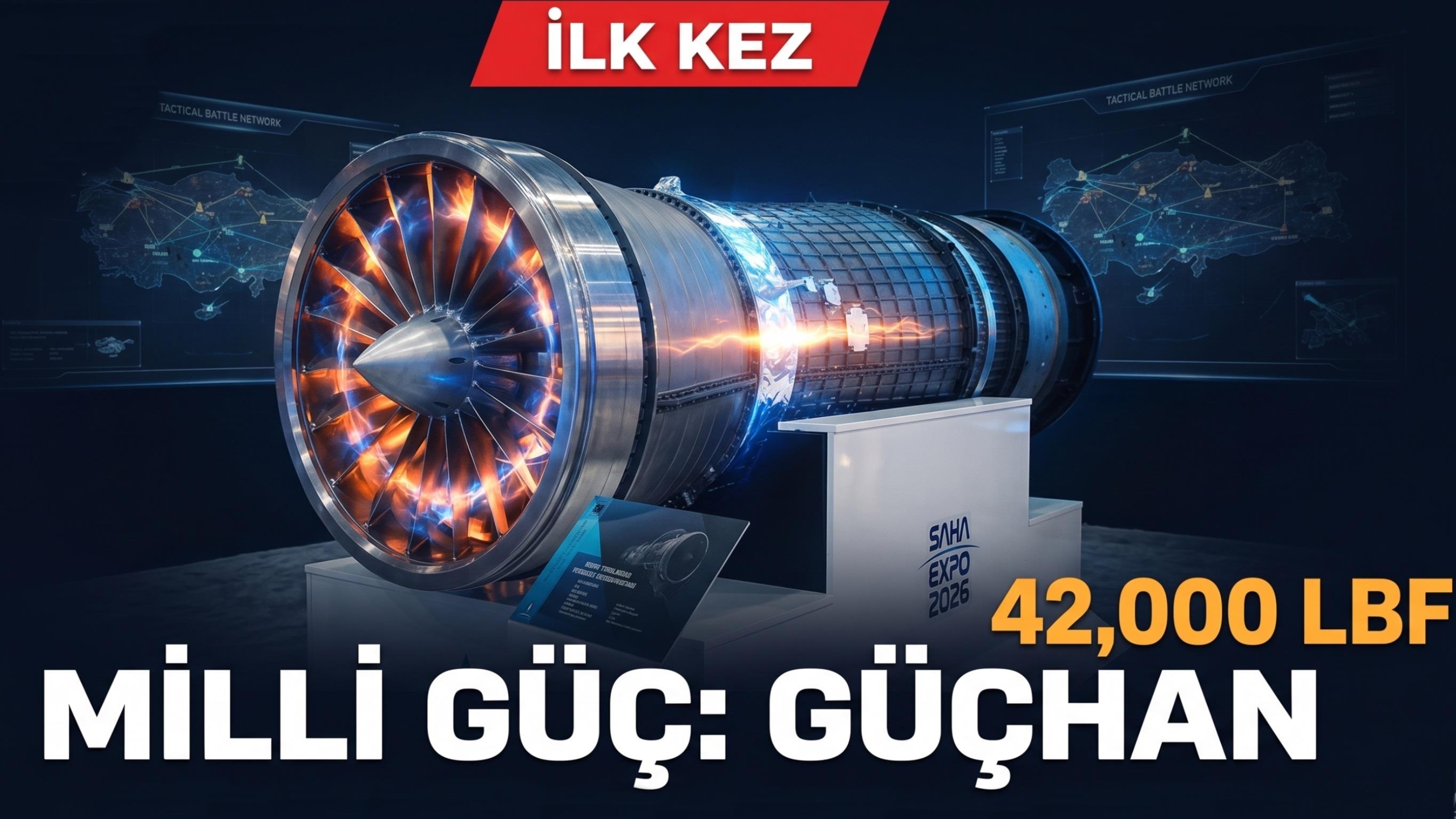 SAHA 2026'nın en büyük sürprizi: MSB AR-GE'nin GÜÇHAN turbofan motoru ilk kez sahnede