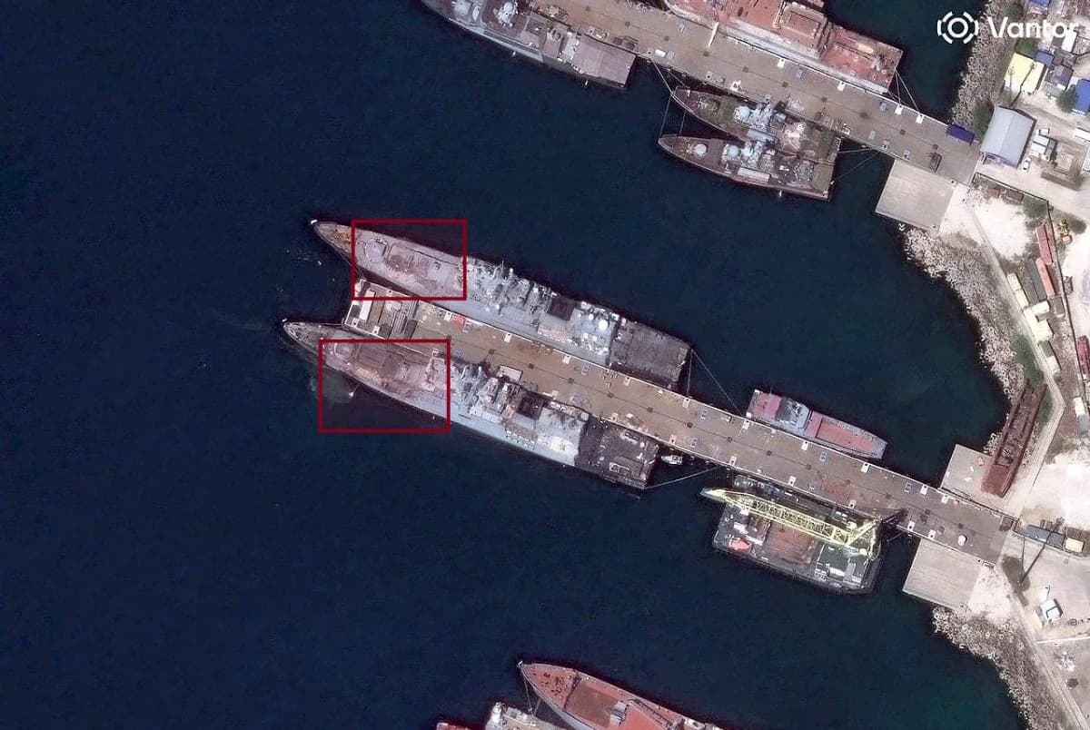 Rusya'nın Karadeniz Filosuna Üsse Saldırı