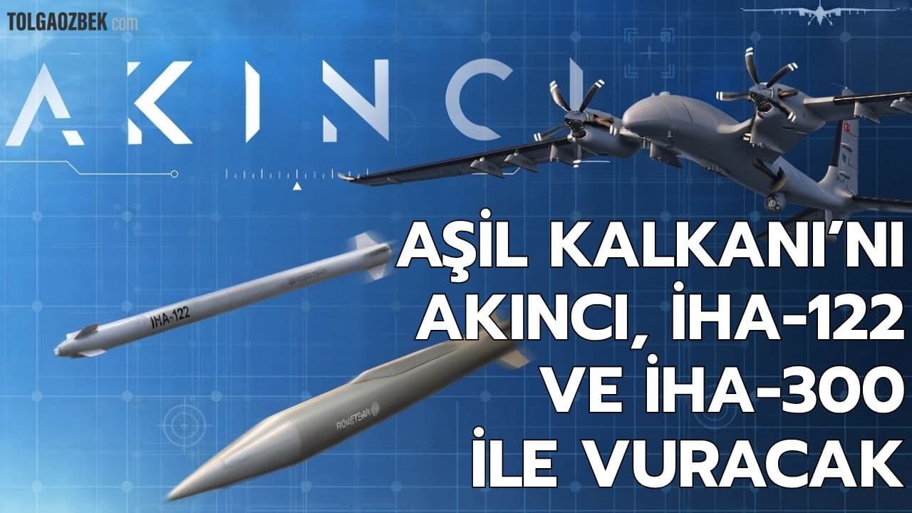 AKINCI, Yunanistan’ın Aşil Kalkanı’nı İHA-122 ve İHA-300 ile vuracak