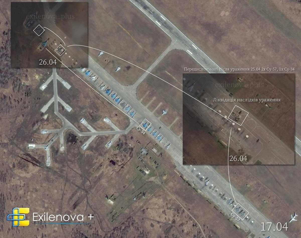 Ukrayna Rusya’daki Şagol üssünde Su-57 savaş uçaklarını vurdu