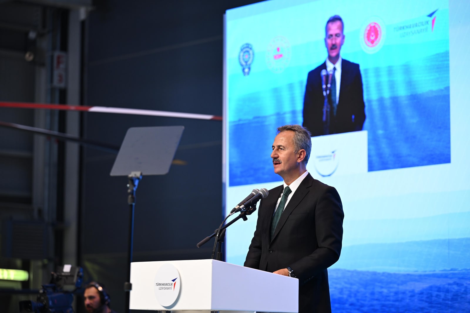 SSB Başkanı Haluk Görgün teslimat töreninde konuşuyor