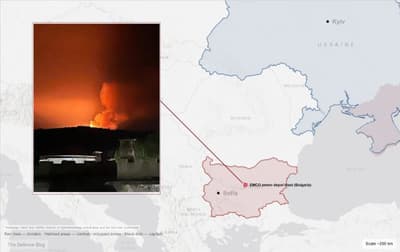Bulgaristan'daki EMCO mühimmat deposunda yangın ve patlama