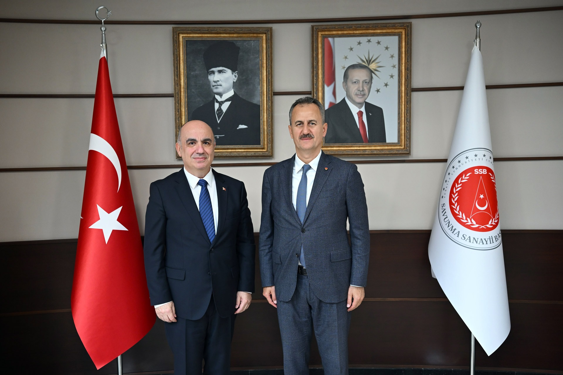 Savunma Sanayii Başkanı Haluk Görgün, Cibuti Büyükelçisi Hüseyin Özdemir'i Kabul Etti