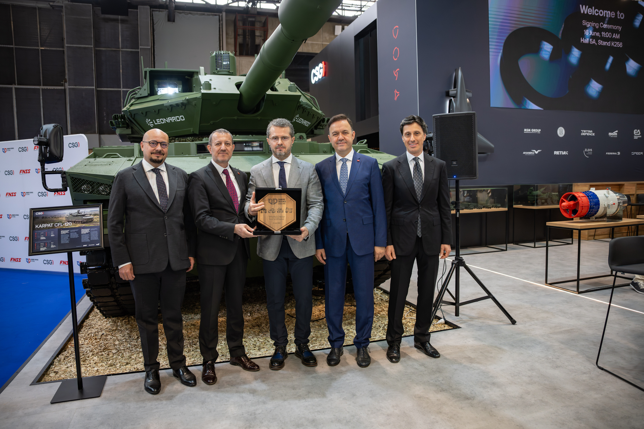 CSG Defence and FNSS Sign Framework Agreement to Create a New European Land Systems Partnership